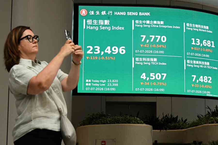恒指低收119點 快手遭騰訊減持挫12%、毛記葵涌配股