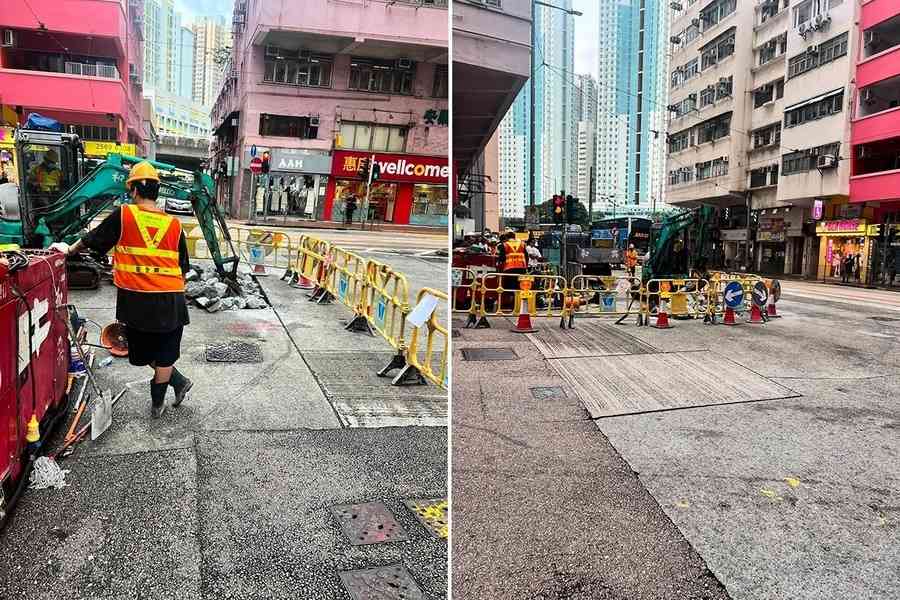 筲箕灣停水 水務署：找到漏水點 難料恢復供水時間