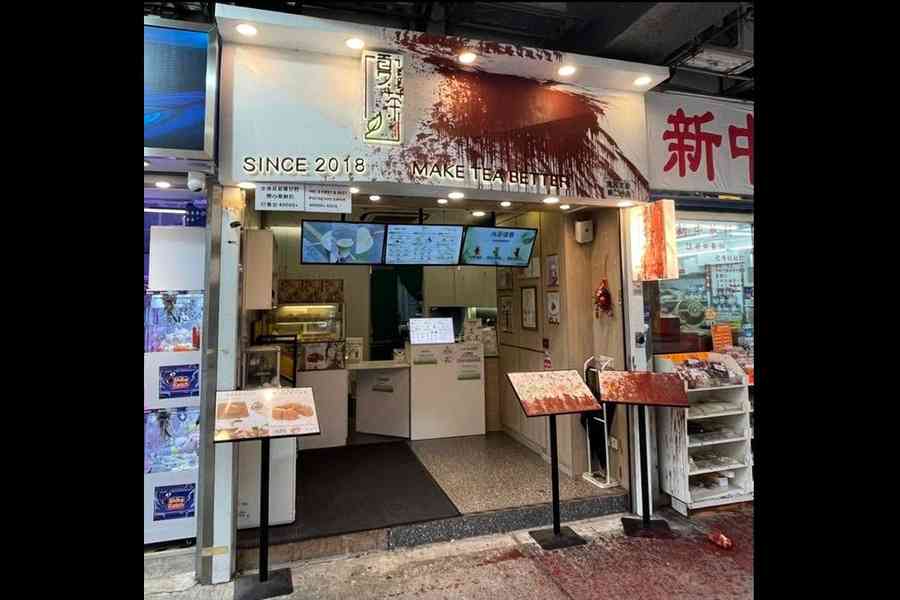 店遭淋油報警反被建議結業 警方：列刑毀 認真處理適當跟進