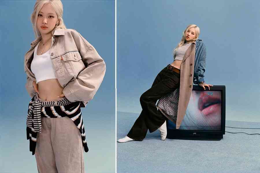 Levi’s「Keep it Loose」企劃 ROSÉ演繹Loose Prep慵懶學院風