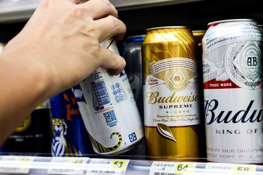 百威啤酒中國銷售連續十二個季度出現下滑