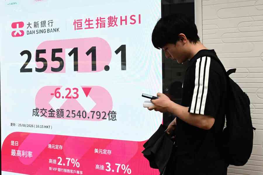 恒指倒跌6點、亞太股造好 特步漲逾6%