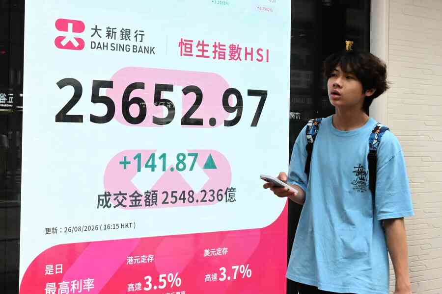 恒指升141點、亞股向上 安踏多賺35%