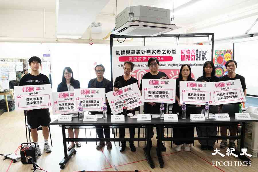 調查發現九龍西部份露宿地點體感高溫破48.5℃ 街頭蟲患暴增