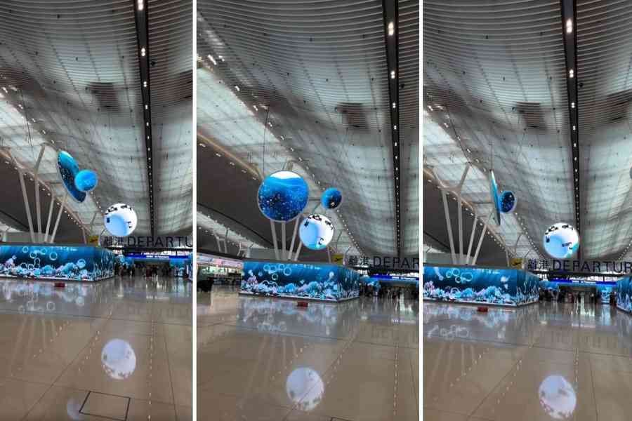 機場T2電子屏幕疑斷纜索 工程師稱事件不尋常促檢驗