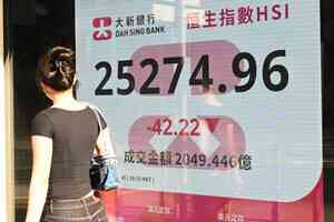 恒指倒跌42點 海底撈傳遭CEO妻減持、世茂挫逾14%