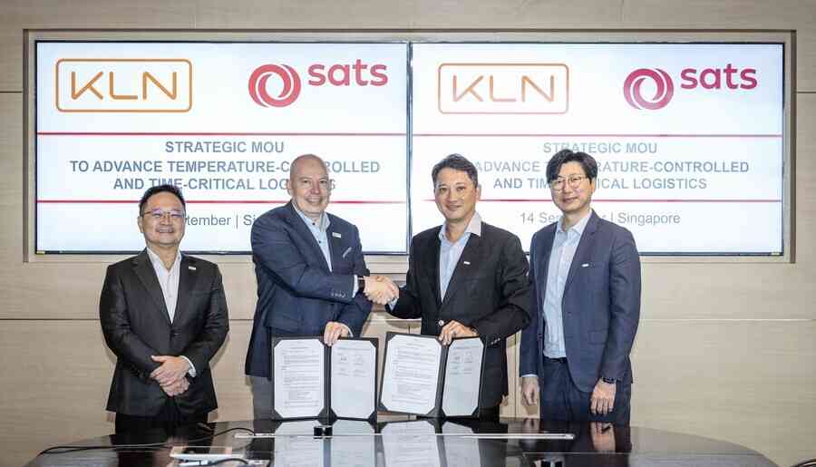 KLN與新翔集團簽署策略性合作備忘錄 推動溫控及具時效要求的物流解決方案
