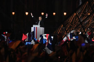 法大選馬克龍獲勝 歐盟及各國元首祝賀