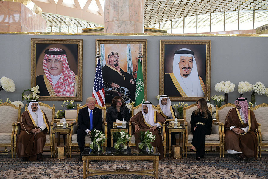 特朗普造訪首日 美沙簽3800億美元投資協議