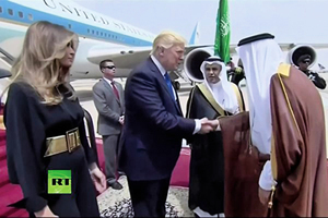 特朗普訪沙特簽數千億美元交易