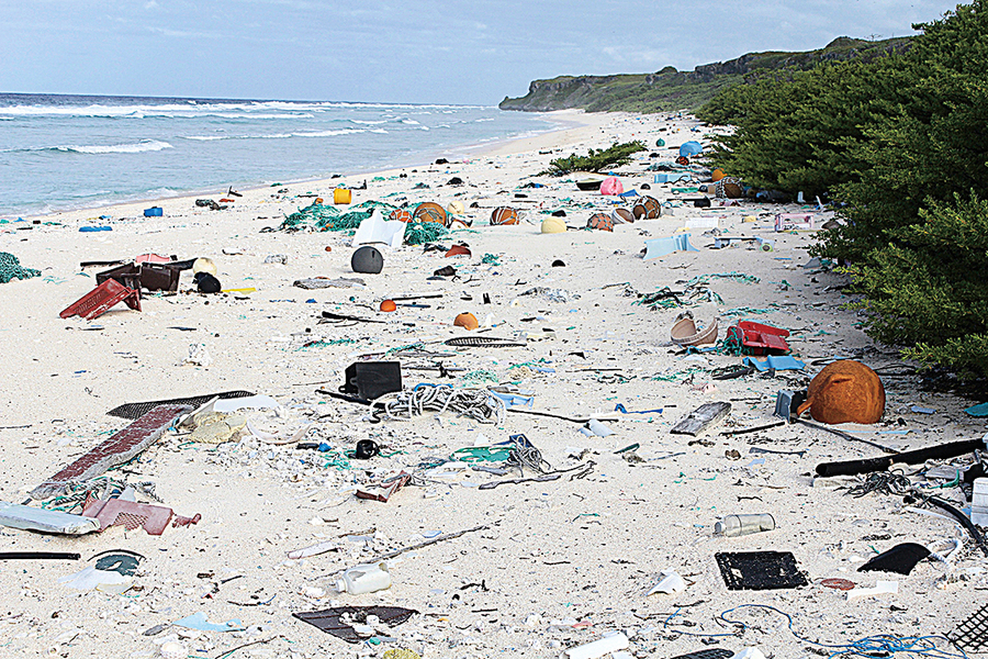 南太平洋小島全球最大塑料垃圾場