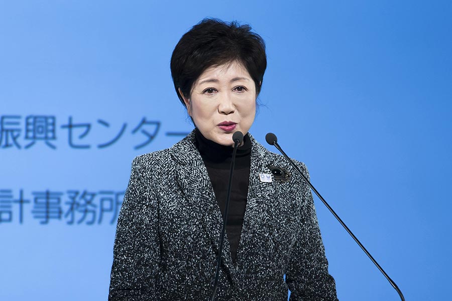 小池百合子是第一位東京女知事。（Tomohiro Ohsumi/Getty Images）