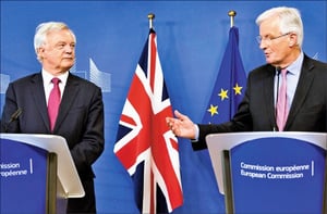 英脫歐首次談判 勾勒時程與議題