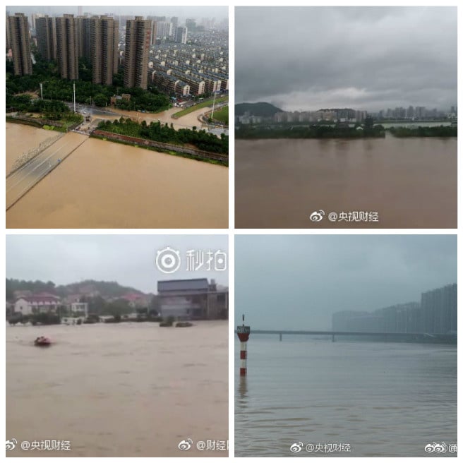 湖南省過去一個月受到暴雨侵襲，平均降雨量創歷史新高。（網絡圖片）