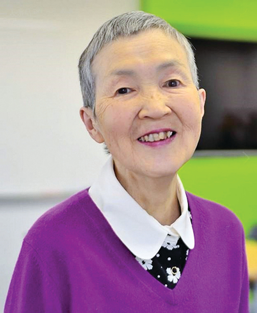 高齡82歲的日本老奶奶若宮正子是全球最年長的iPhone應用程式開發者之一，曾獲蘋果行政總裁庫克盛讚是「激勵人心的來源」。（若宮正子臉書）　
