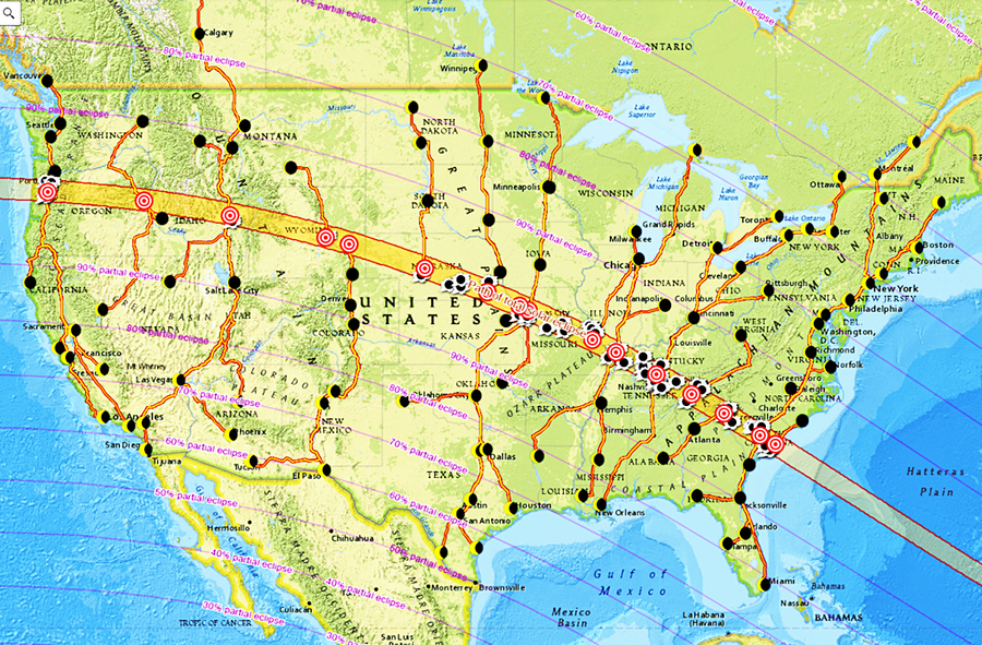 目睹大日食 美國絕佳觀賞地點大公開