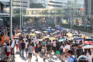 「人心未死」 民主人士評香港十萬人大遊行