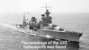 美著名二戰巡洋艦沉沒72年後 殘骸片段曝光