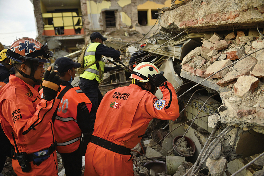 墨西哥百年強震來襲 死亡達65人