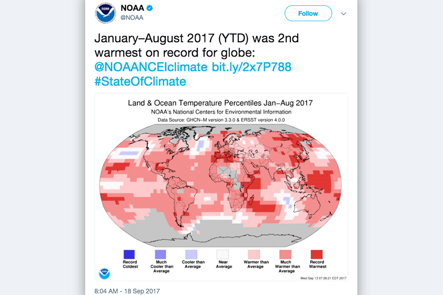 地球在流汗 今年夏天史上第三熱