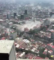 聯合航空乘客談墨西哥大地震驚魂一刻