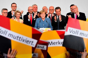 德國大選初步結果出爐 默克爾四連任無疑