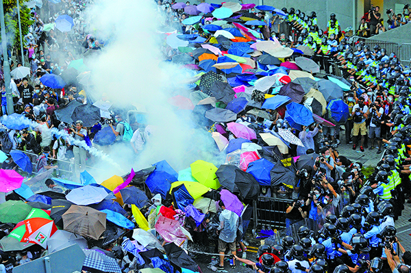 傘運三周年「香港人心不死」