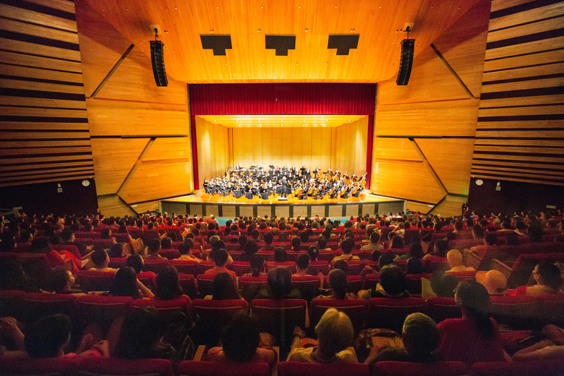 2017年10月1日下午，神韻交響樂團於台中市中山堂演出。（陳霆／大紀元）