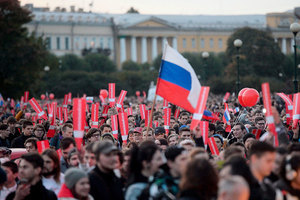 反普京連任示威遍及俄80城市 超過260人被捕