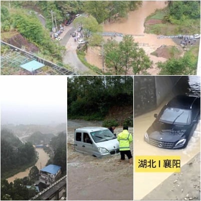 暴雨秋汛夾擊湖北 已致5死逾300萬人受災