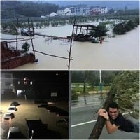 強颱風卡努襲瓊粵浙三省 農田損失嚴重