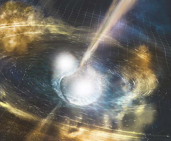 中子星相撞產生重力波 人類首次「目擊」