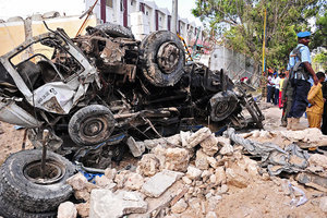 索馬里酒店遇炸彈襲擊25死 30人質已獲救