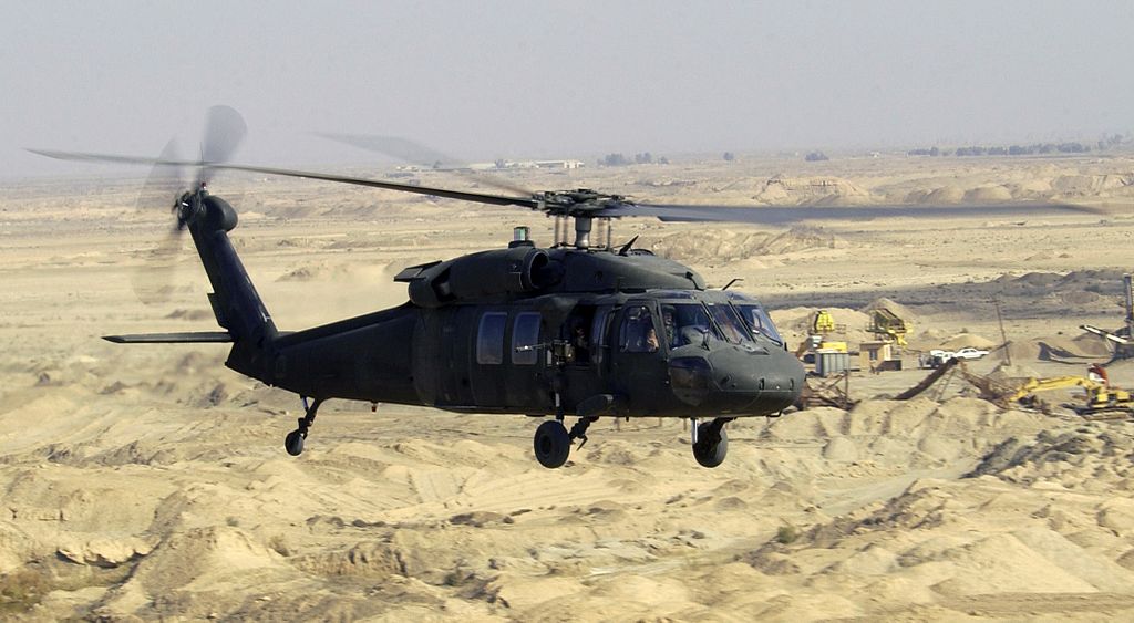 美軍黑鷹直升機在阿富汗墜毀 1死6傷