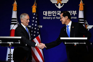 美韓商定在韓增派戰略武器 彭斯讓美軍備戰