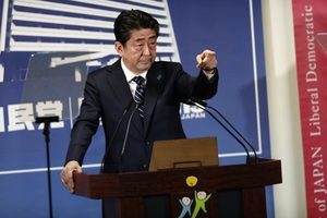 安倍第四度當選日本首相 任期有望破紀錄