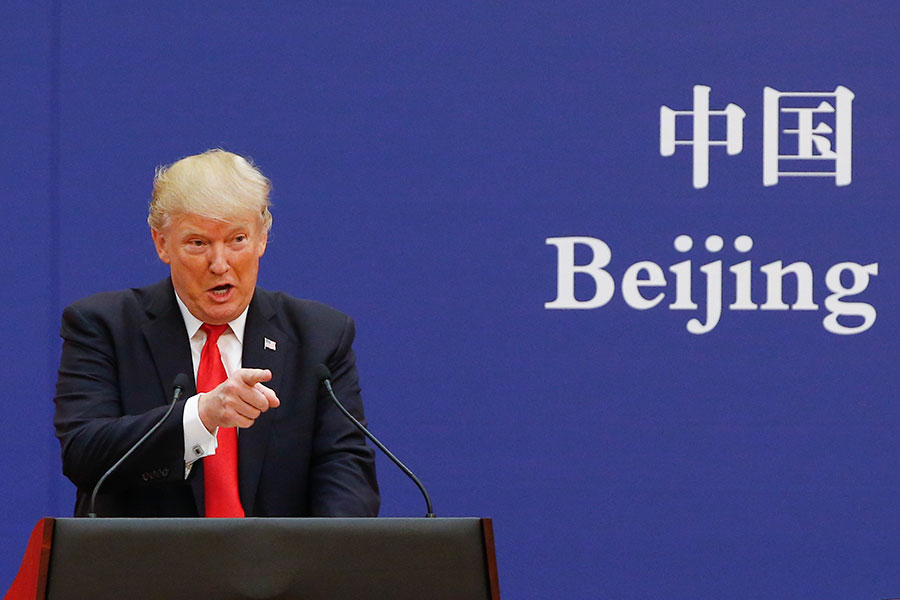 特朗普政府表示，中美貿易談判停滯不前，如果中共不轉變政策，美國將繼續採取措施。（Thomas Peter-Pool/Getty Images）