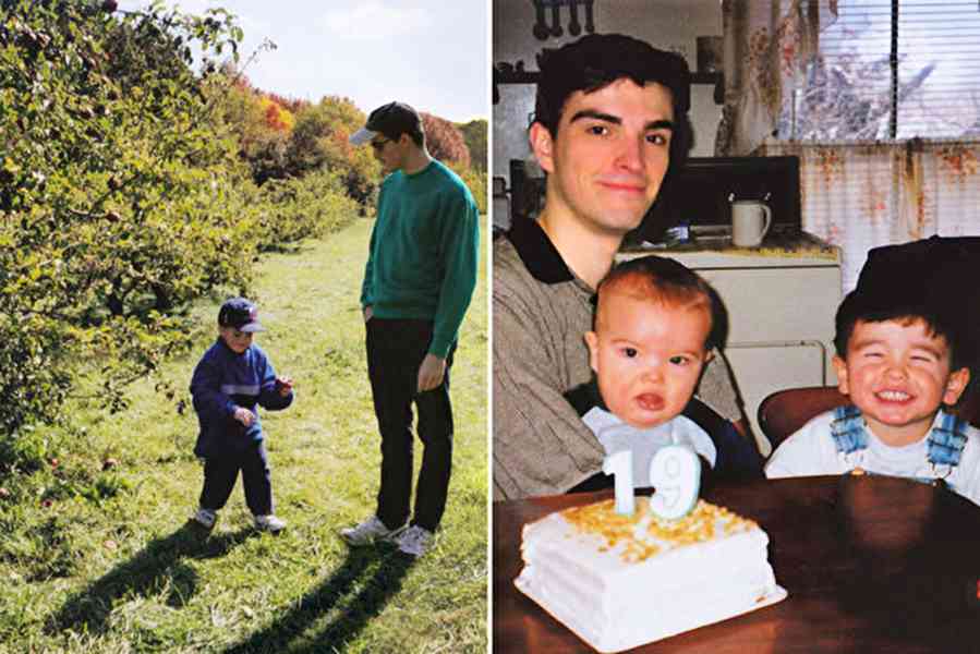 父子溫馨合影？深藏跨時空玄機