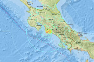 哥斯達黎加6.5級地震 民眾驚慌奔逃