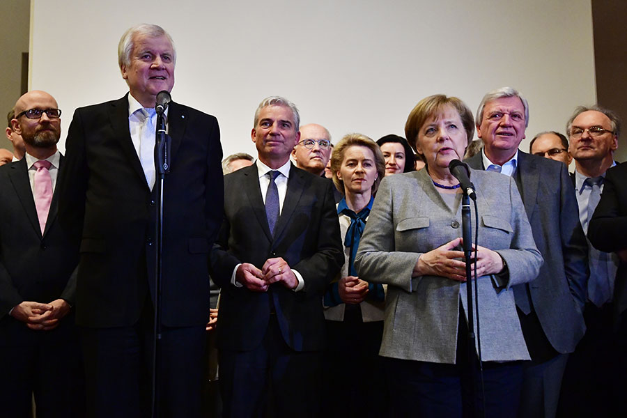 德國新政府組閣宣告失敗，德國面臨重新舉行大選。歐元兌美元聞訊急跌。（Tobias SCHWARZ/AFP）