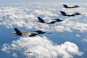 北韓的噩夢 F-35隱形戰機參加美韓下月軍演