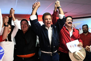 洪都拉斯總統選舉初步結果：反對黨意外領先