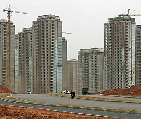 中國樓市在建房面積夠賣6年
