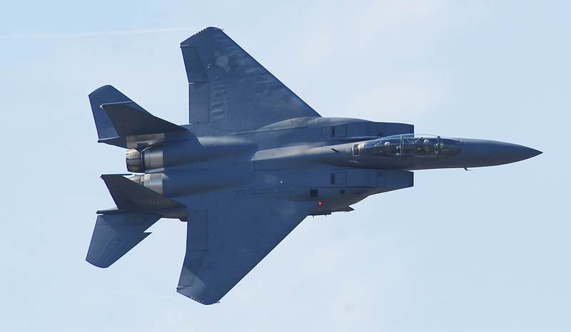 圖為南韓空軍F-15K戰鬥機。（newsis）
