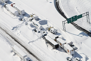 大雪破紀錄 美賓城如棉花糖世界