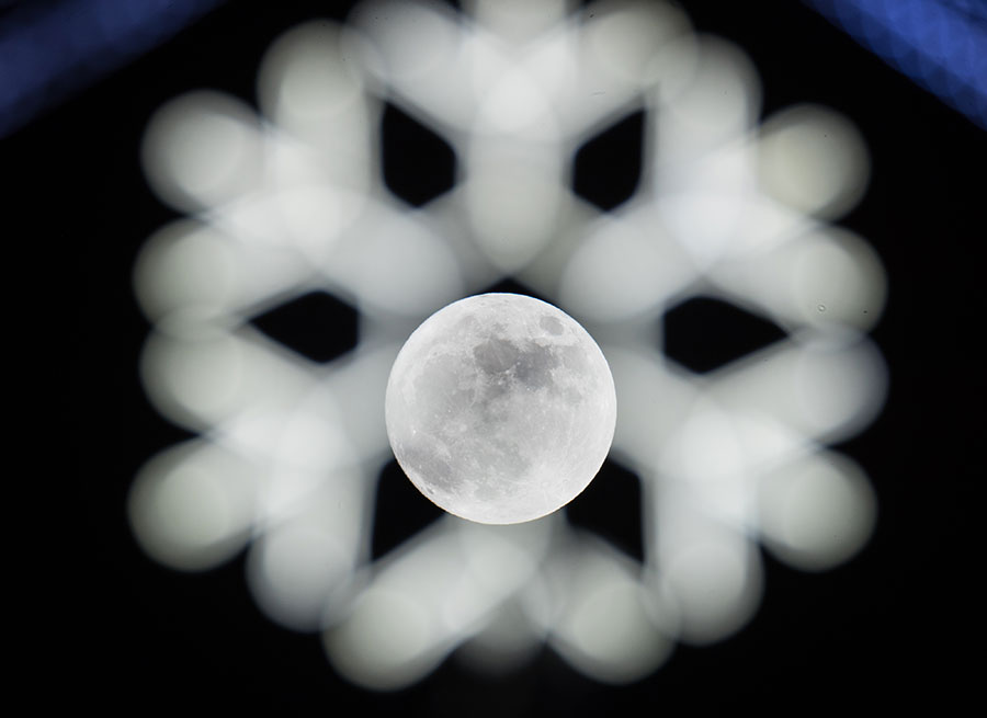 英格蘭的超級月亮。（Matt Cardy/Getty Images）