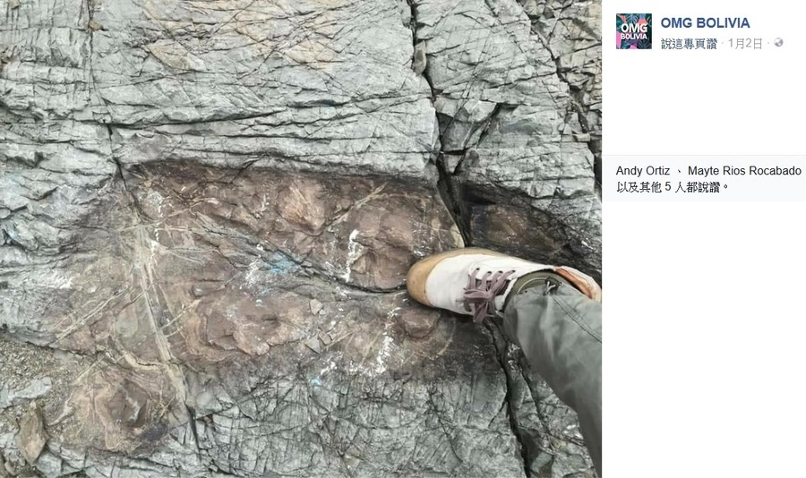 玻利維亞發現巨大腳印 疑為史前巨人所留