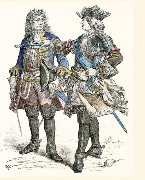 路易十四時期男性服裝。（Fotolia）