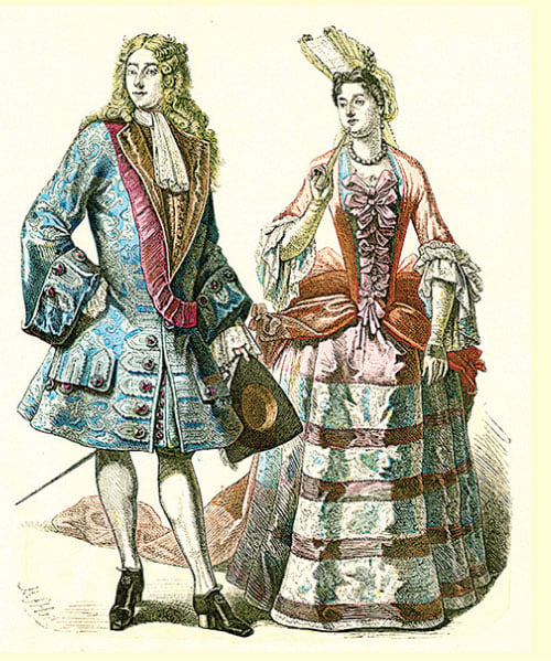 路易十四時期男性服裝變化頻繁，更勝女性服裝。（Fotolia）