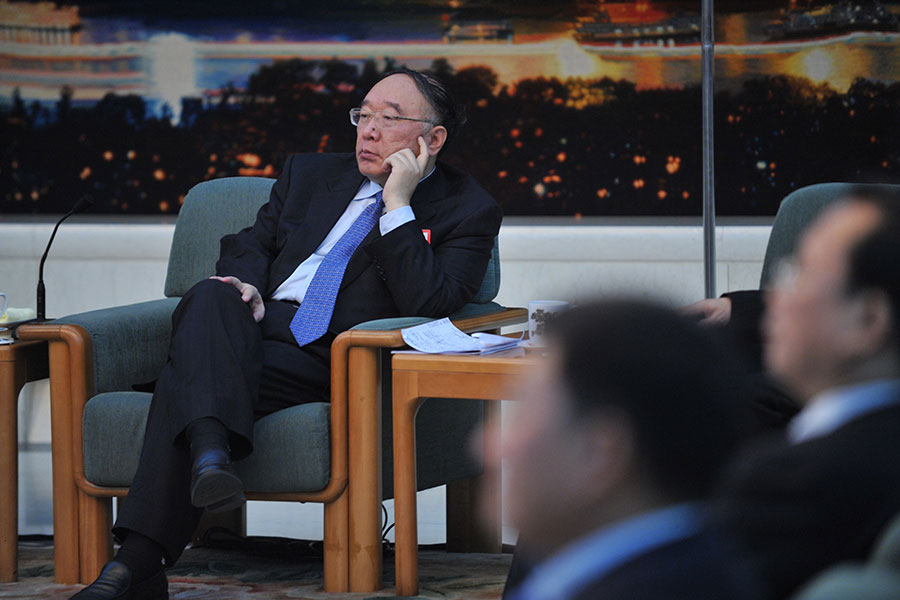 1月18日，中共前重慶市長黃奇帆出任重慶市政協委員。（STR/AFP/Getty Images）